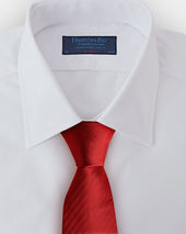 Red Herringbone Silk Tie