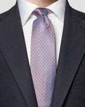 Jacquard Floral Silk Tie