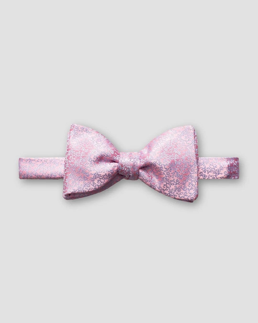 Red Lustrous Silk Bow Tie Self Tied