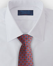 Red Mosaic Printed Silk Tie