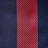 Red Block Stripe Silk Tie