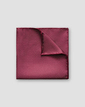 Red Polka Dots Silk Pocket Square