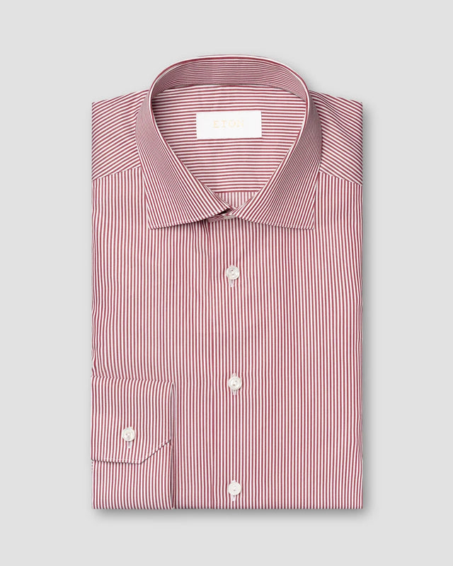 Gestreiftes Erhöhtes Twill-Hemd - Eton