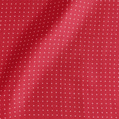 Red White Small Spot Silk Pocket Square