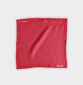 Red White Small Spot Silk Pocket Square
