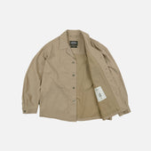 Relaxed Coverall Jacket Beige