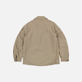 Relaxed Coverall Jacket Beige