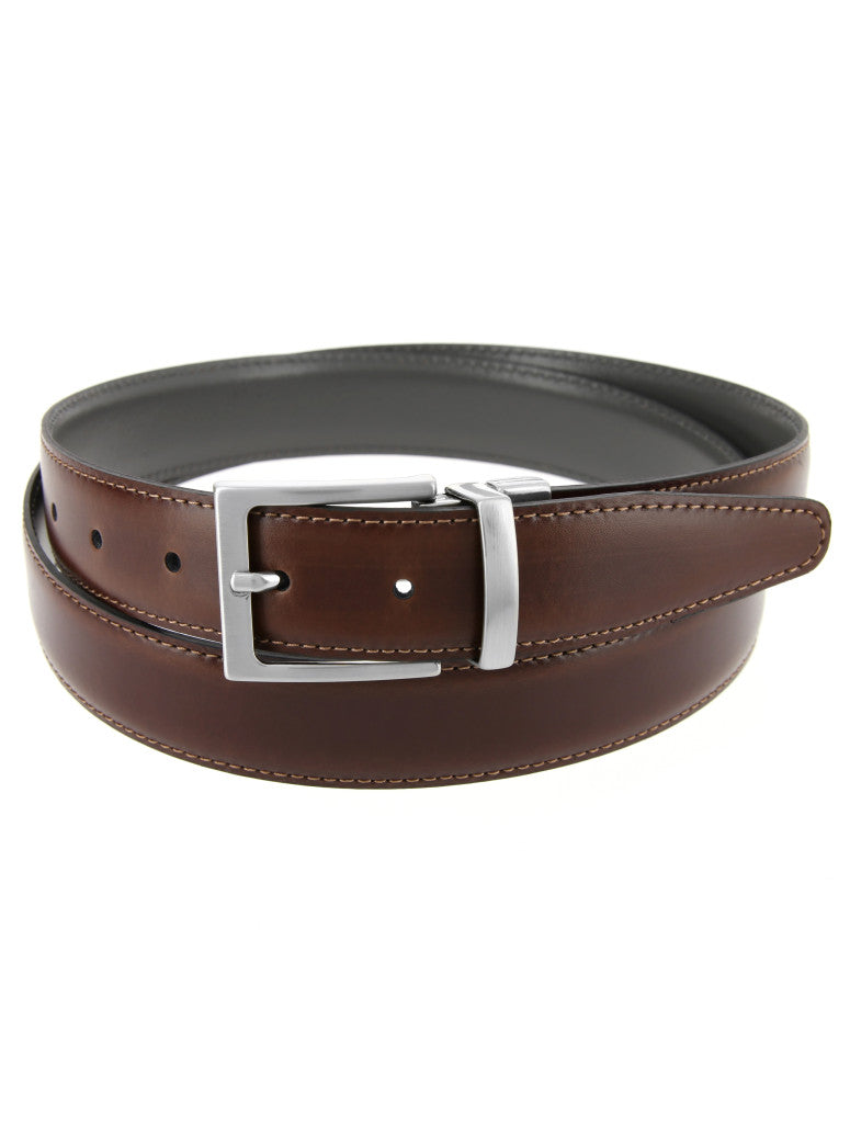 Reversible Belt In And Grey James
