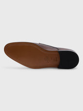 Derbies En Cuir Lisse Marron