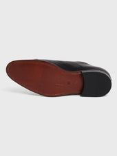 Richelieus En Cuir Lisse Noir