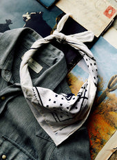 the "rider's west" bandana