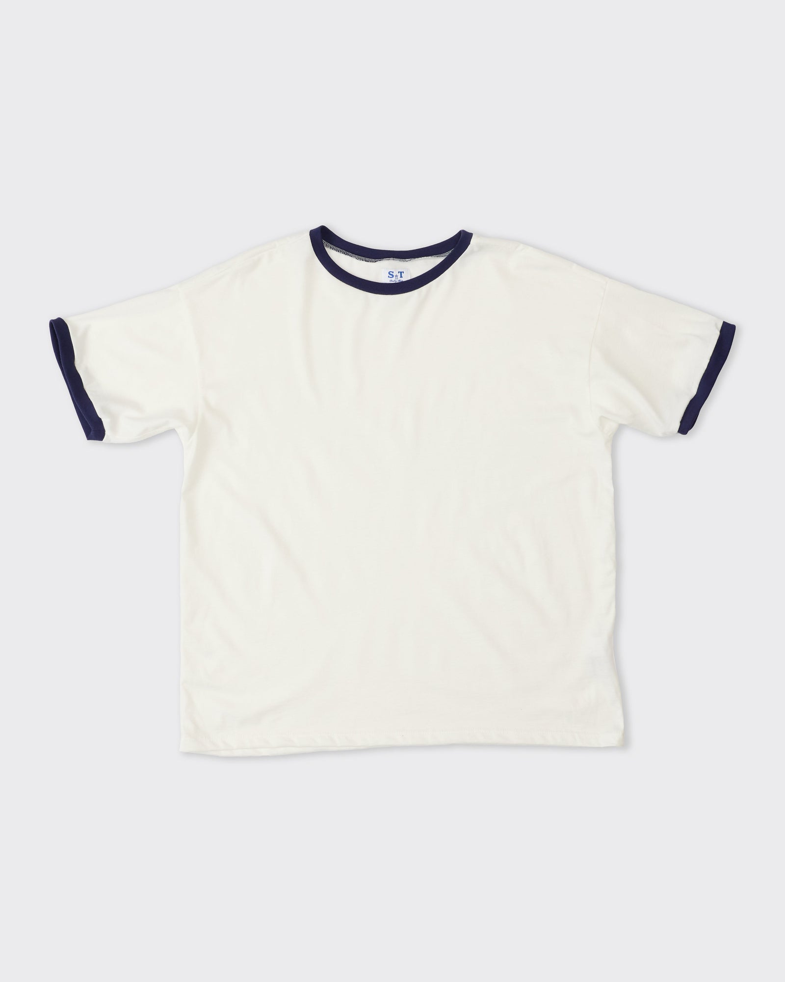 Ringer Tee Deep Blue
