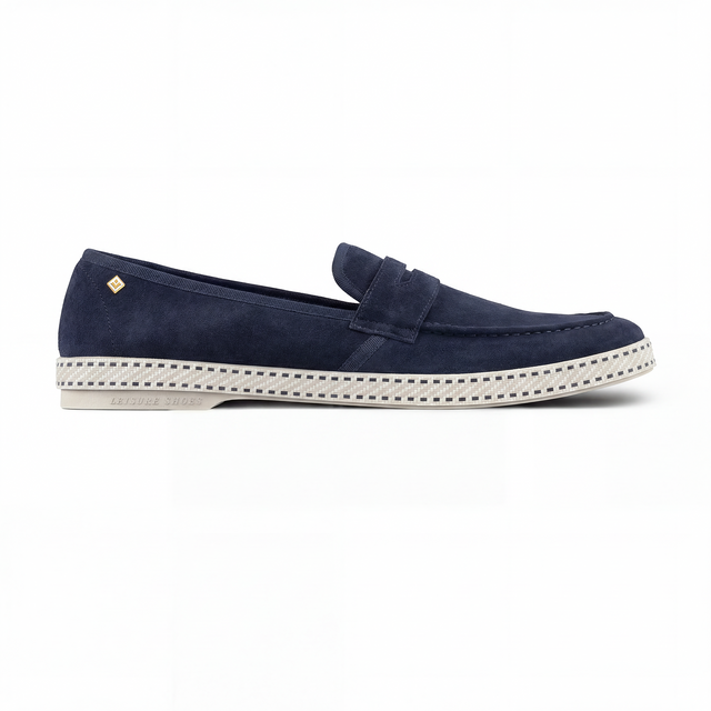 Classic Mocassin Marine