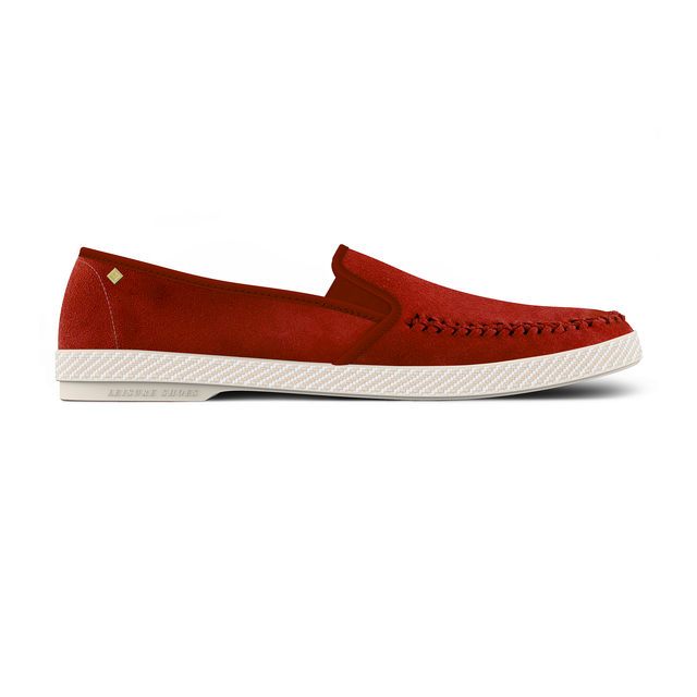 Classic Suede Tressé Rouge