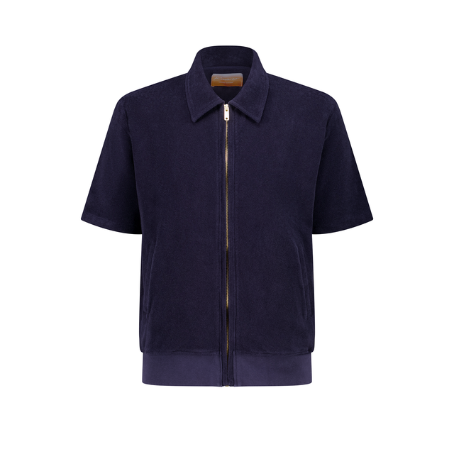 Blouson zippé en éponge