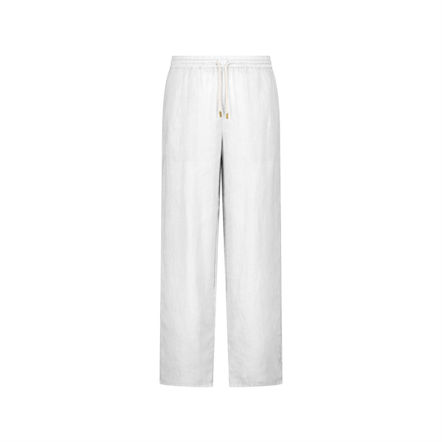 Pantalon en lin avec cordon de serrage