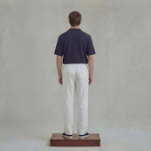 Pantalon en lin avec cordon de serrage