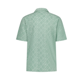 Chemise à manches courtes en éponge jacquard fantaisie