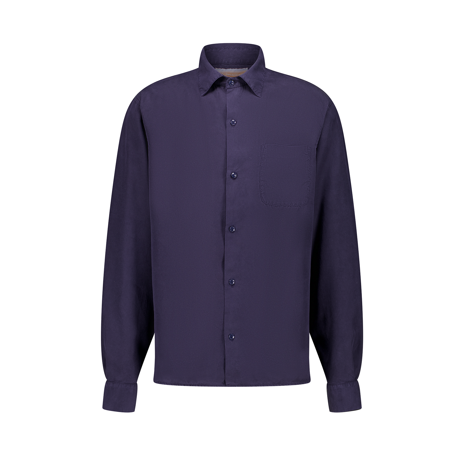 Chemise à manches longues en Tencel® avec poche