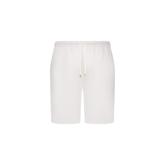 Short en lin avec cordon de serrage