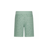 Short droit en éponge Jacquard fantaisie avec cordon de serrage