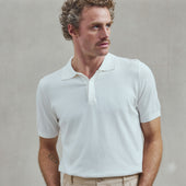 Polo Maille Écru