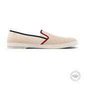Classic Match Ecru Biais Marine Rouge