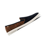 Classic Daim Match Marine Marron