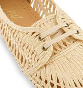Jazz Lacet Raphia Naturel