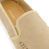 Classic Suede Tressé Ecru