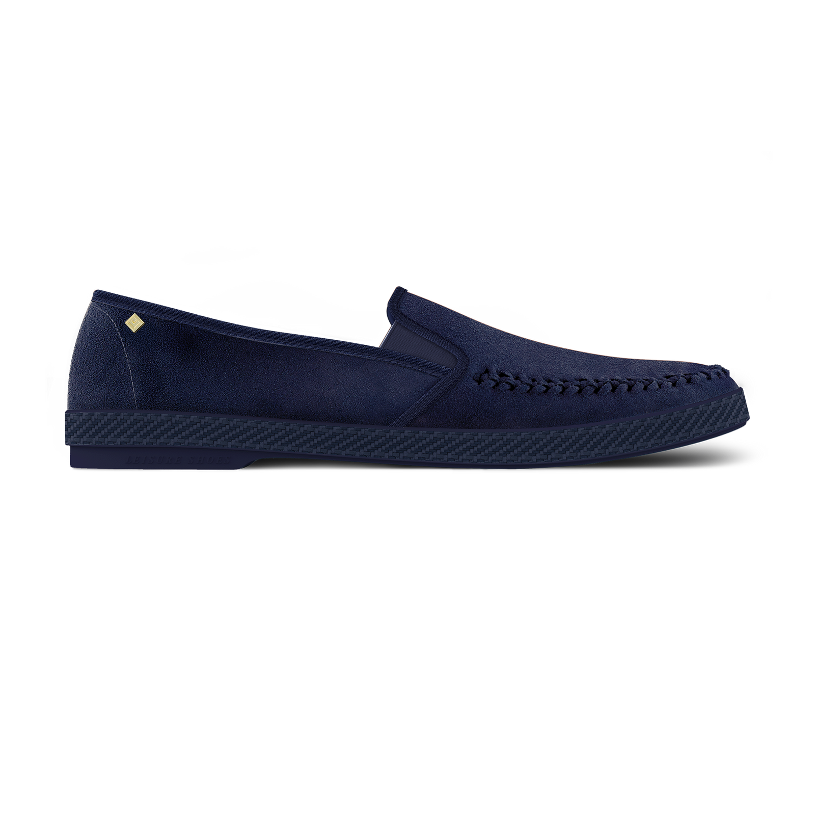Classic Suede Tressé Marine