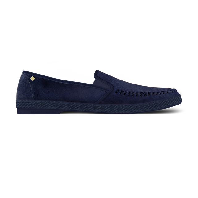 Classic Suede Tressé Marine