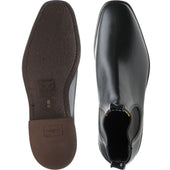 RM Williams Comfort Craftsman mens rubber-soled Chelsea boots in black calf