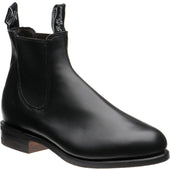 RM Williams Comfort Turnout mens rubber-soled Chelsea boots in black calf