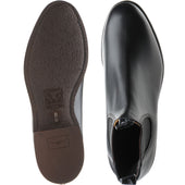 RM Williams Comfort Turnout mens rubber-soled Chelsea boots in black calf