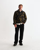Rockley And Khaki Shapes Jumbo Corduroy Overshirt
