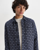 Rockley Geometric Jacquard Overshirt