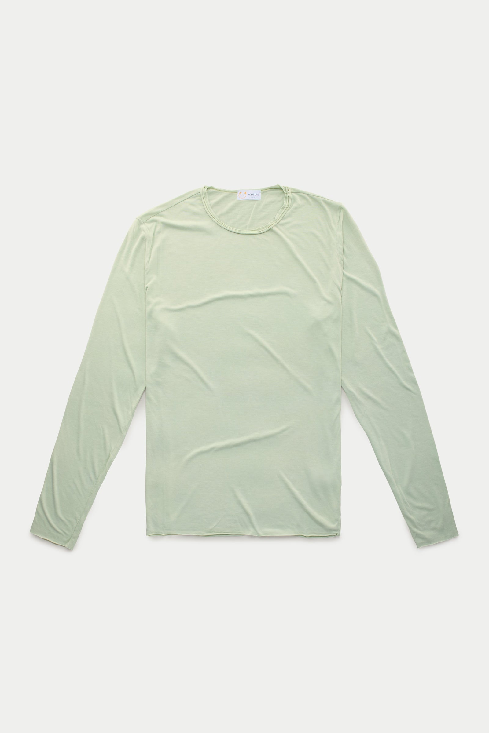 Bamboo Sorona LongSleeve Roll Neck T-Shirt Green Lily