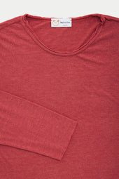 Bamboo Sorona Long Sleeve Roll Neck T-Shirt Lava Falls