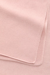 Knitted Maglia Inglese Cashmere Scarf Rose Pink