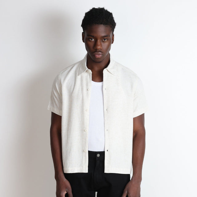 Rosewood Crop Button-Up II | Linen