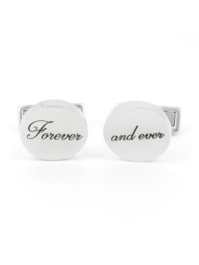 Round cufflinks forever and ever