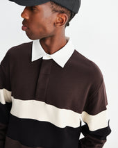 Rowhill And Panelled Loopback Rugby Shirt