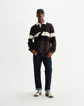 Rowhill And Panelled Loopback Rugby Shirt