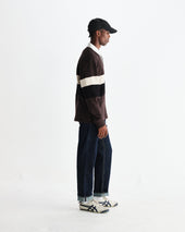 Rowhill And Panelled Loopback Rugby Shirt