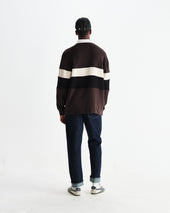 Rowhill And Panelled Loopback Rugby Shirt