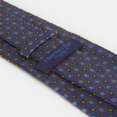 Blossom Motif Silk Tie