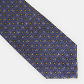 Blossom Motif Silk Tie