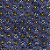 Blossom Motif Silk Tie