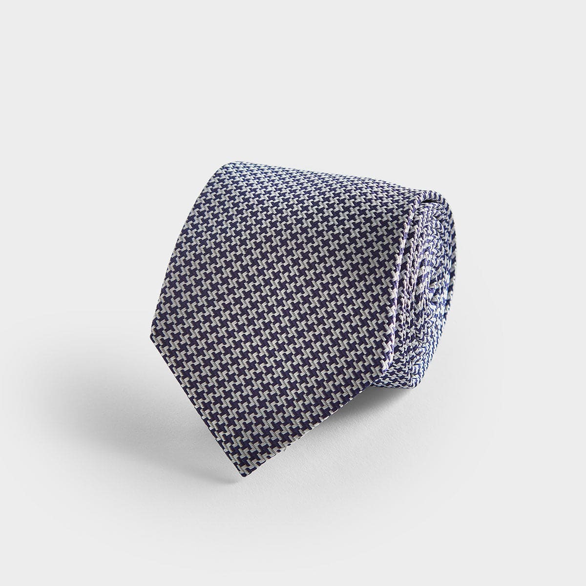 Houndstooth Silk Tie